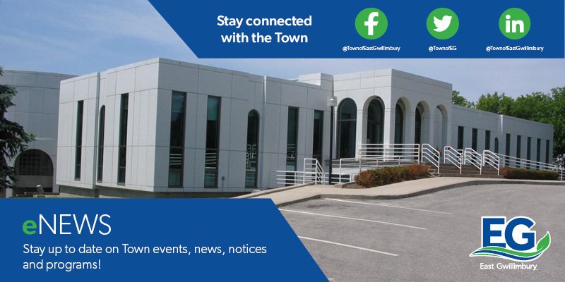 eNews - Stay up to date on Town events, new and programs.